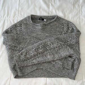 UO BDG Cropped Grey Sweater